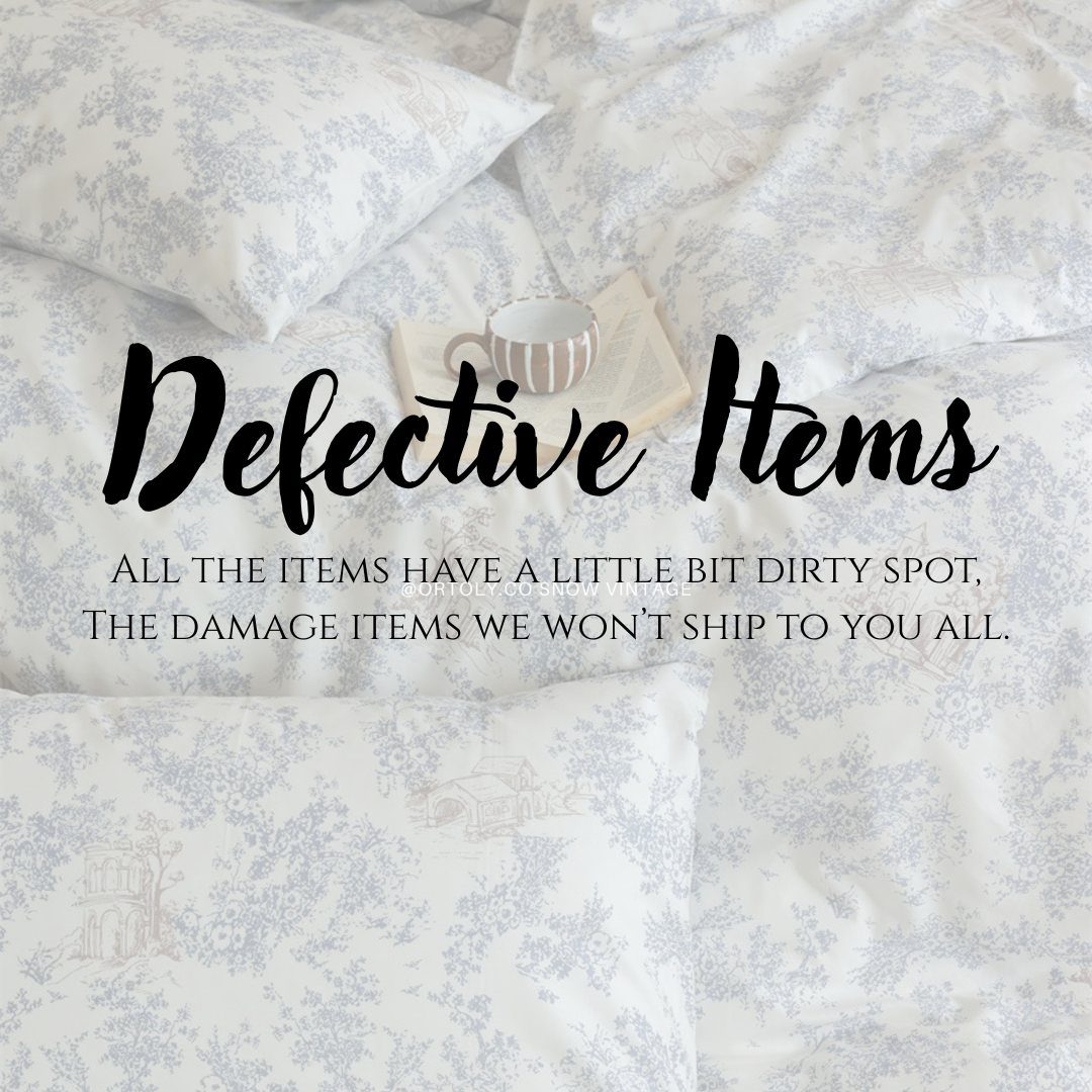 Defective Items (Not Returnable)