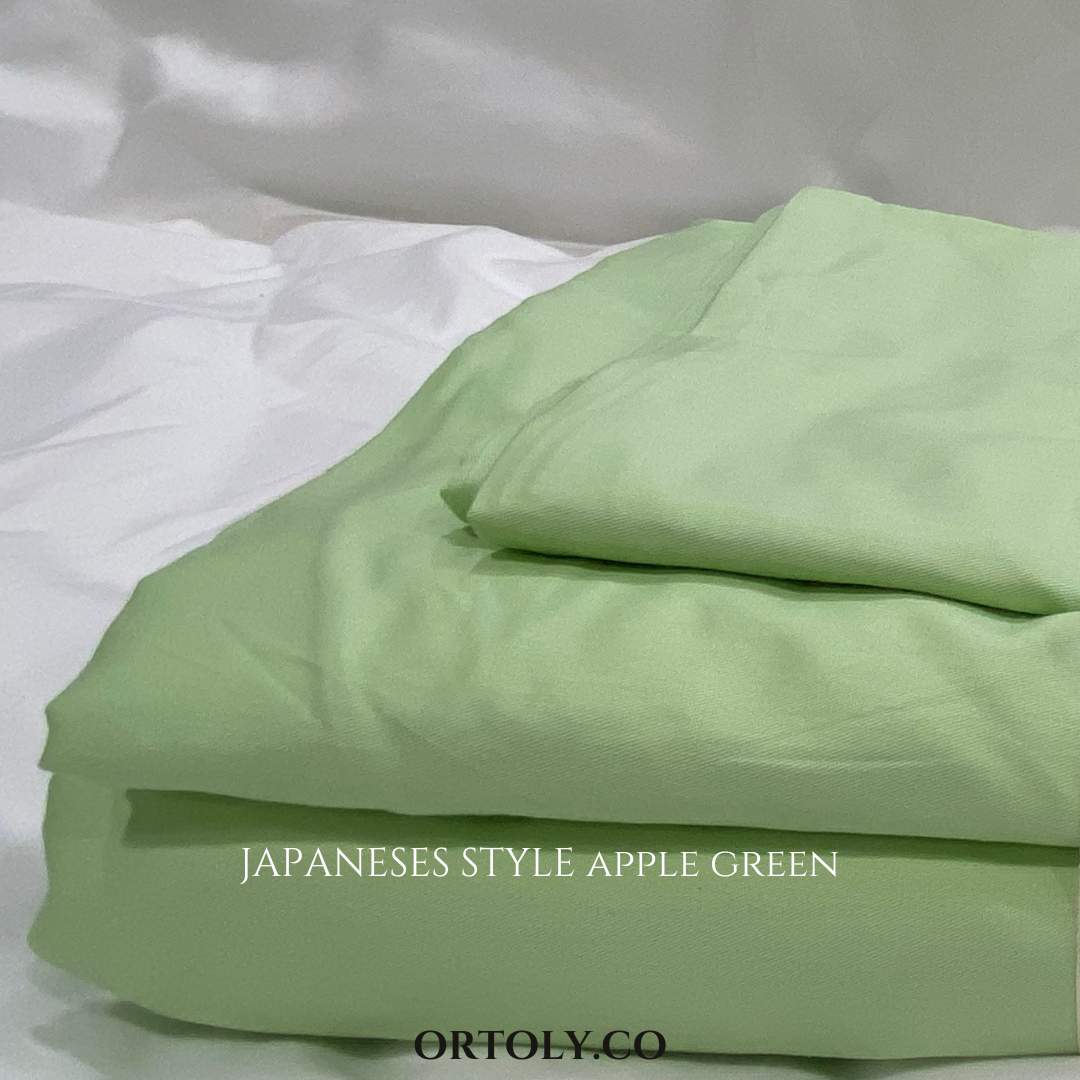 Cotton Apple Green Japanese Style (14inch)