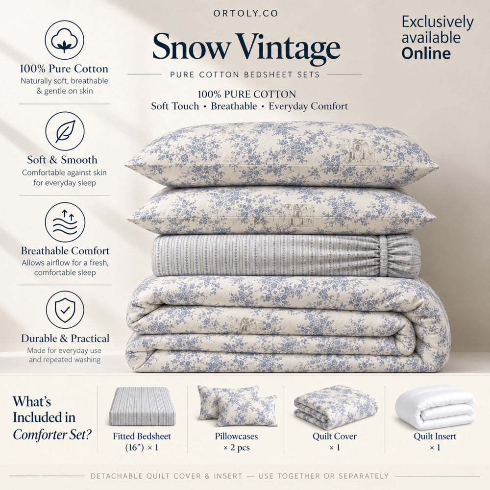 Cotton Snow Vintage Flora Series (14inch)