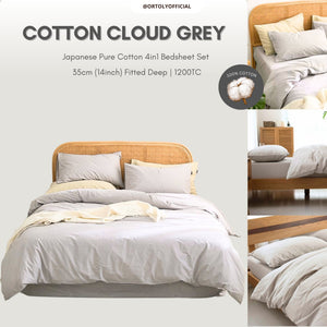 Cotton CLOUD GREY Japanese Style (14inch)