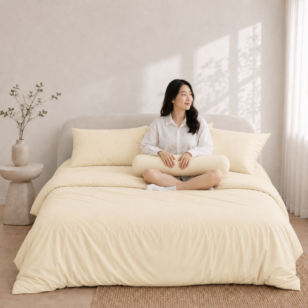 AirSilk™ VANILLA MOON Cooling Bedsheet  (16Inch)