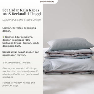 Cotton Long Staple SNOW CLOUD Minimalist Series (16 Inch)