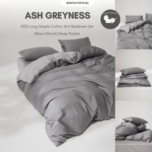 Cotton Long Staple ASH GREYNESS Minimalist Series (16 Inch)