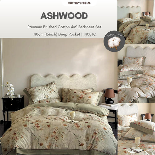 Brushed Cotton ASHWOOD Flora Series (16inch)