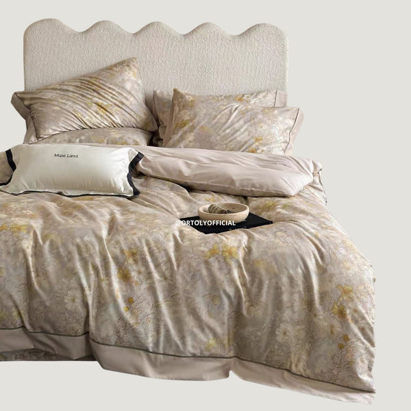 Brushed Cotton GOLDEN AMBER Flora Series (16inch)