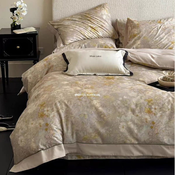 Brushed Cotton GOLDEN AMBER Flora Series (16inch)