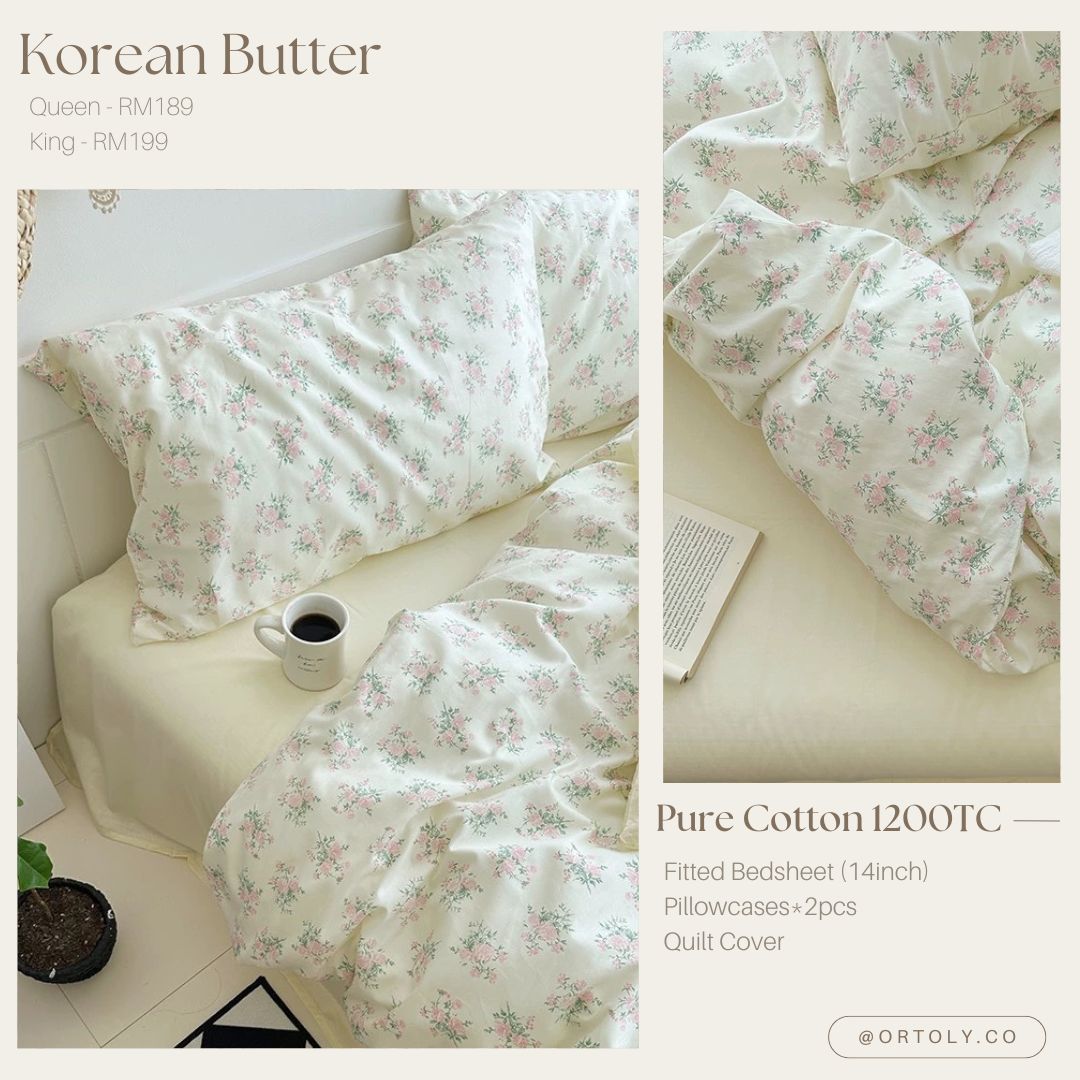 Cotton Gentle Butter Flora Series (14inch)