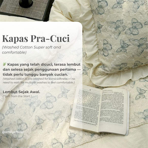 Washed Cotton CHIME LYRIA Flora Series (14inch)