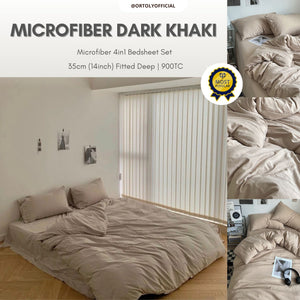 Microfiber Dark Khaki Muji Series (14inch)