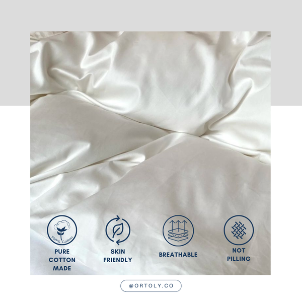 Cotton Sateen 5 🌟  HOTEL GRADE Bedsheets Set