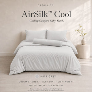 AirSilk™ MIST GREY Cooling Bedsheet  (16Inch)
