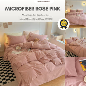 Microfiber Rose Pink Muji Series (14inch)
