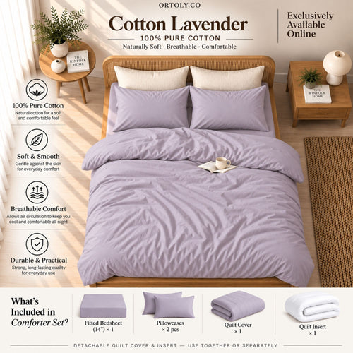 Cotton Lavender Japanese Style (14inch)