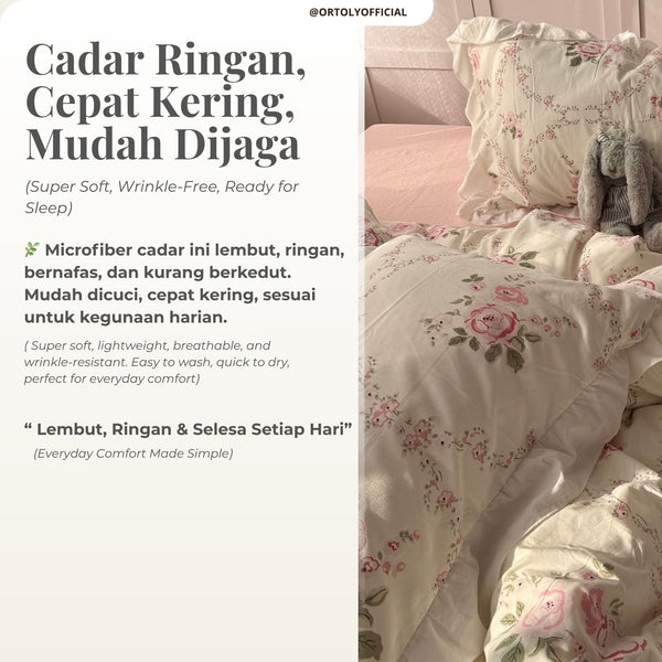 Microfiber ROSE BLISS Flora Series (14inch)