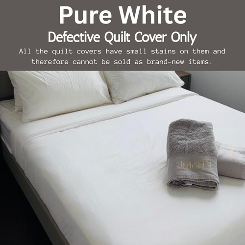 Defective Quilt Cover Only Microfiber Material (Not Returnable)