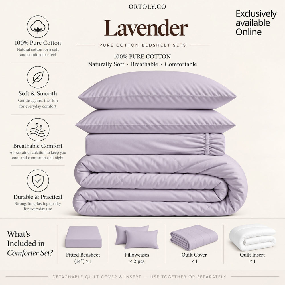 Cotton Lavender Japanese Style (14inch)