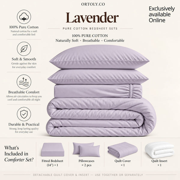 Cotton Lavender Japanese Style (14inch)