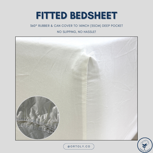 Cotton Sateen 5 🌟  HOTEL GRADE Bedsheets Set