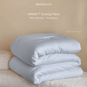 AirSilk™ GLACIER BLUE Cooling Bedsheet  (16Inch)
