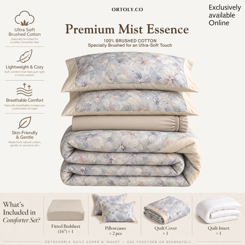 Brushed Cotton MIST ESSENCE Flora Series (16inch)