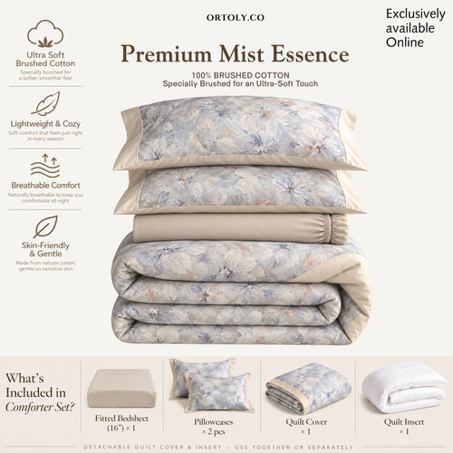 Brushed Cotton MIST ESSENCE Flora Series (16inch)