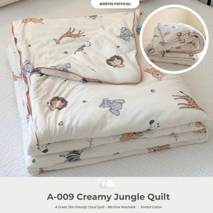 Grade A - Super Soft Knitted Cotton Blanket (Baby/Kids/Adult)