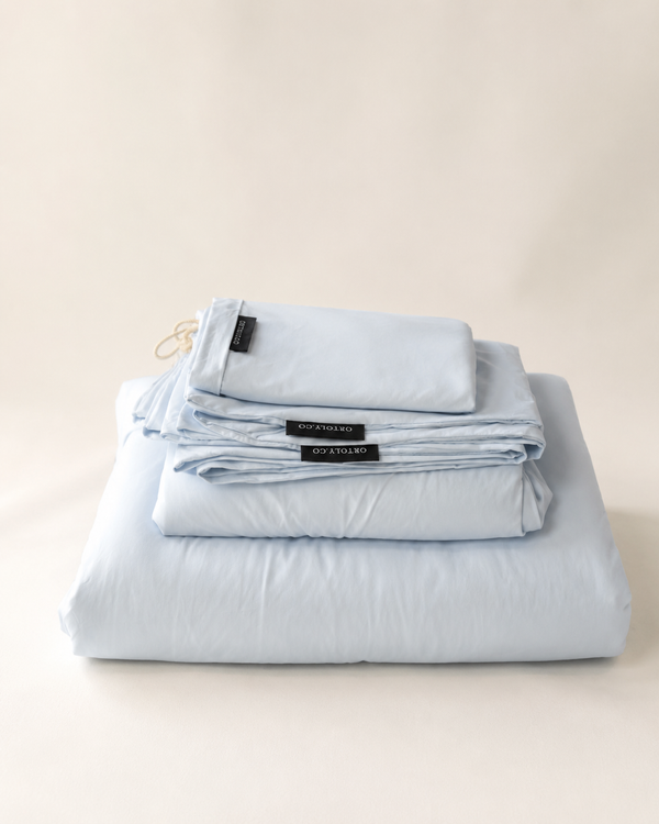 AirSilk™ GLACIER BLUE Cooling Bedsheet  (16Inch)