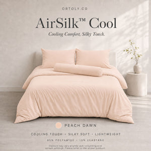 AirSilk™ PEACH DAWN Cooling Bedsheet  (16Inch)