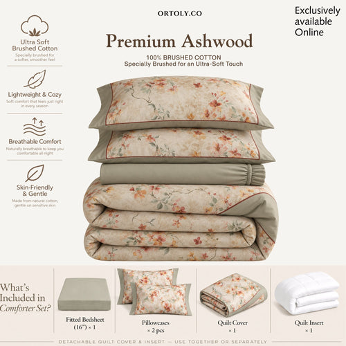 Brushed Cotton ASHWOOD Flora Series (16inch)