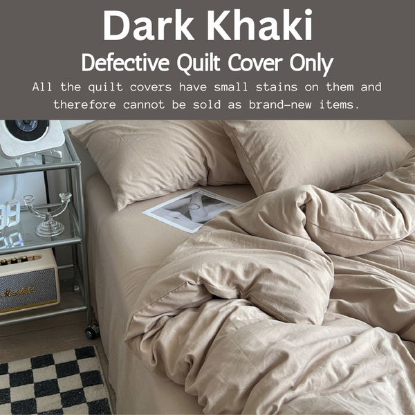 Defective Quilt Cover Only Microfiber Material (Not Returnable)