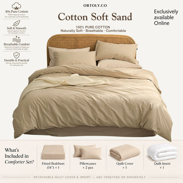 Cotton SOFT SAND Japanese Style (14inch)