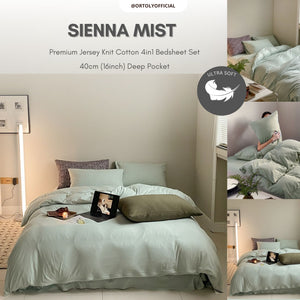Cotton Premium Jersey Knit SIENNA MIST Minimalist Series (16 Inch)
