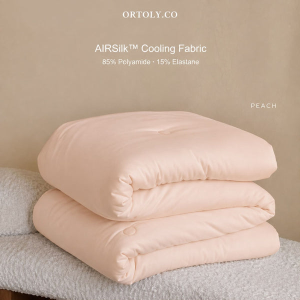 AirSilk™ PEACH DAWN Cooling Bedsheet  (16Inch)
