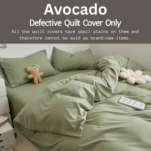 Defective Quilt Cover Only Microfiber Material (Not Returnable)