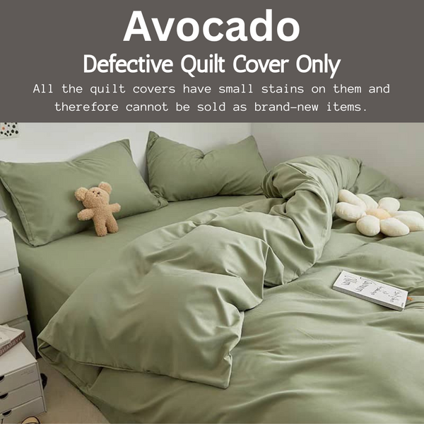 Defective Quilt Cover Only Microfiber Material (Not Returnable)