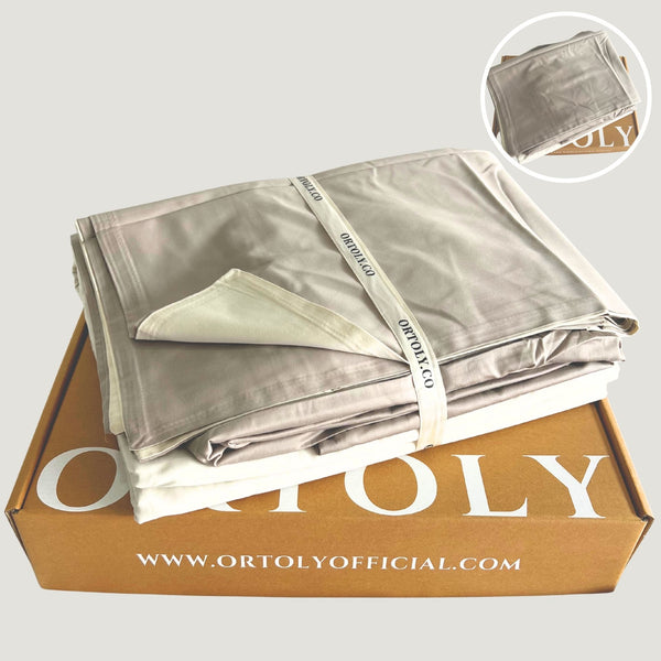 Cotton Long Staple IVORY GREY Minimalist Series (16 Inch)