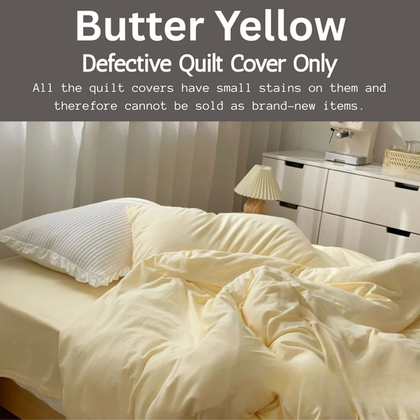 Defective Quilt Cover Only Microfiber Material (Not Returnable)