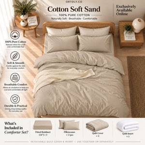 Cotton SOFT SAND Japanese Style (14inch)
