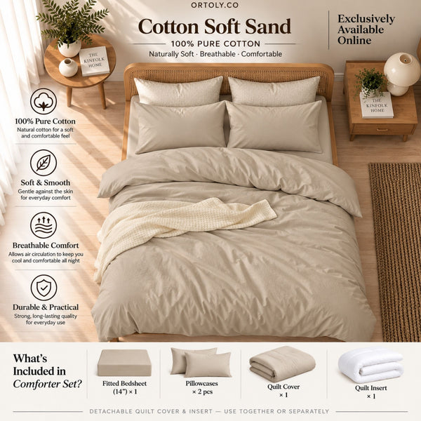 Cotton SOFT SAND Japanese Style (14inch)