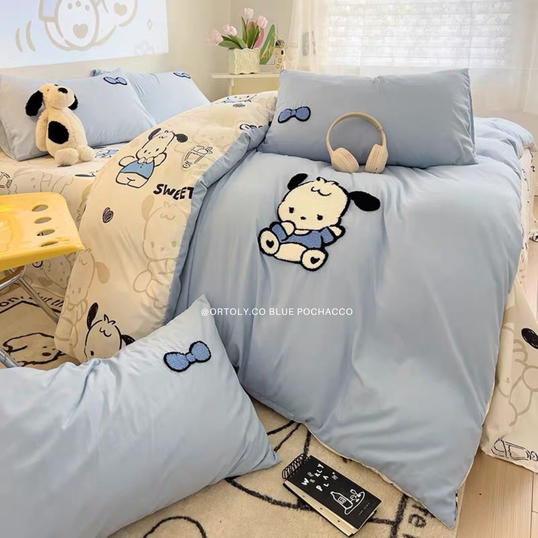 Washed Cotton BLUE POCHACCO Cartoon Series (14inch)