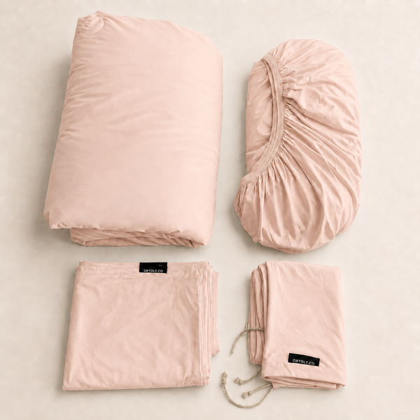 AirSilk™ PEACH DAWN Cooling Bedsheet  (16Inch)