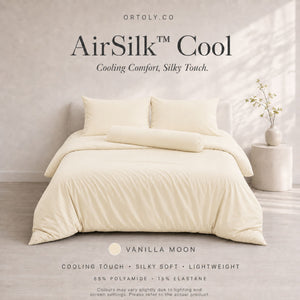 AirSilk™ VANILLA MOON Cooling Bedsheet  (16Inch)