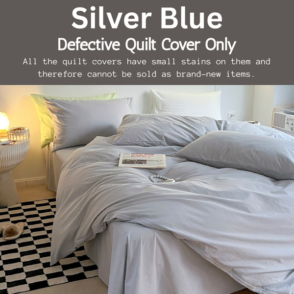 Defective Quilt Cover Only Microfiber Material (Not Returnable)