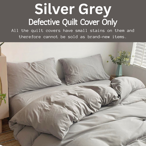 Defective Quilt Cover Only Microfiber Material (Not Returnable)