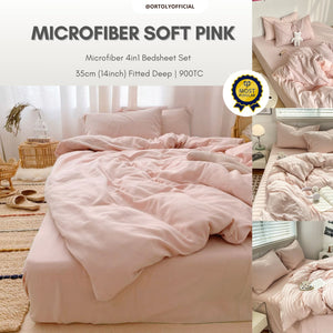 Microfiber Soft Pink Muji Series (14inch)