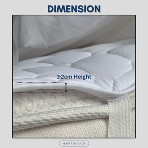 Brushed Fabric Mattress Topper | Mattress Protector