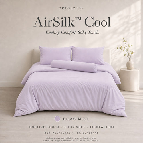 AirSilk™ LILAC MIST Cooling Bedsheet  (16Inch)