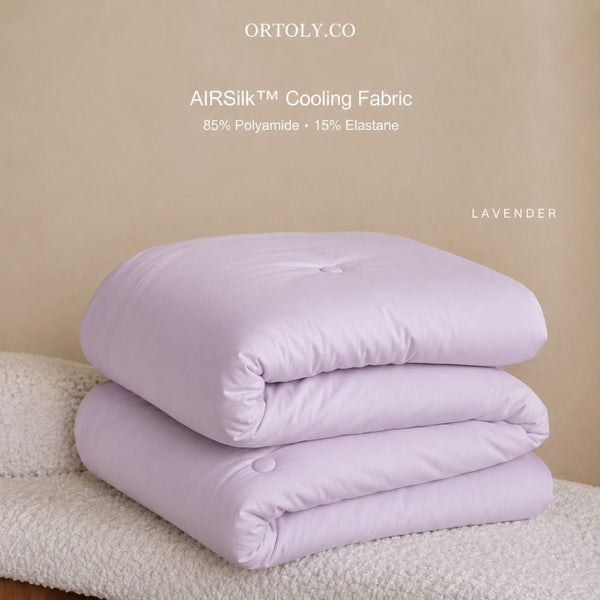 AirSilk™ LILAC MIST Cooling Bedsheet  (16Inch)