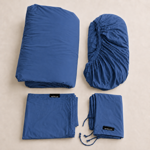 AirSilk™ DEEP OCEAN Cooling Bedsheet  (16Inch)