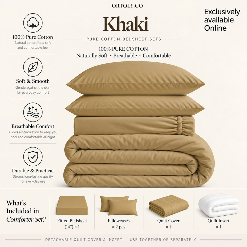 Cotton Khaki Japanese Style (14inch)